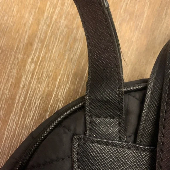 Kate Spade Black Quilted Backpack with Gold Details - Picture 10 of 16